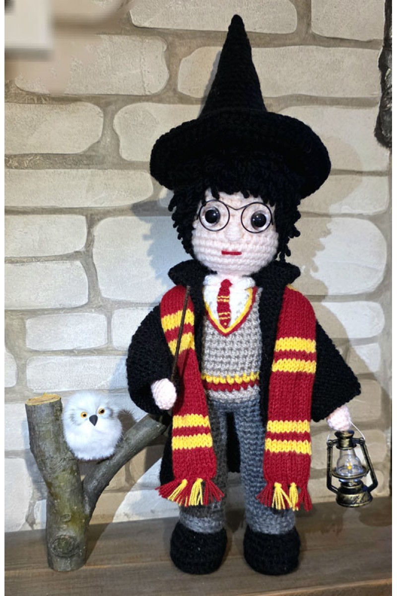 Ръчно плетена кукла "Harry Potter"