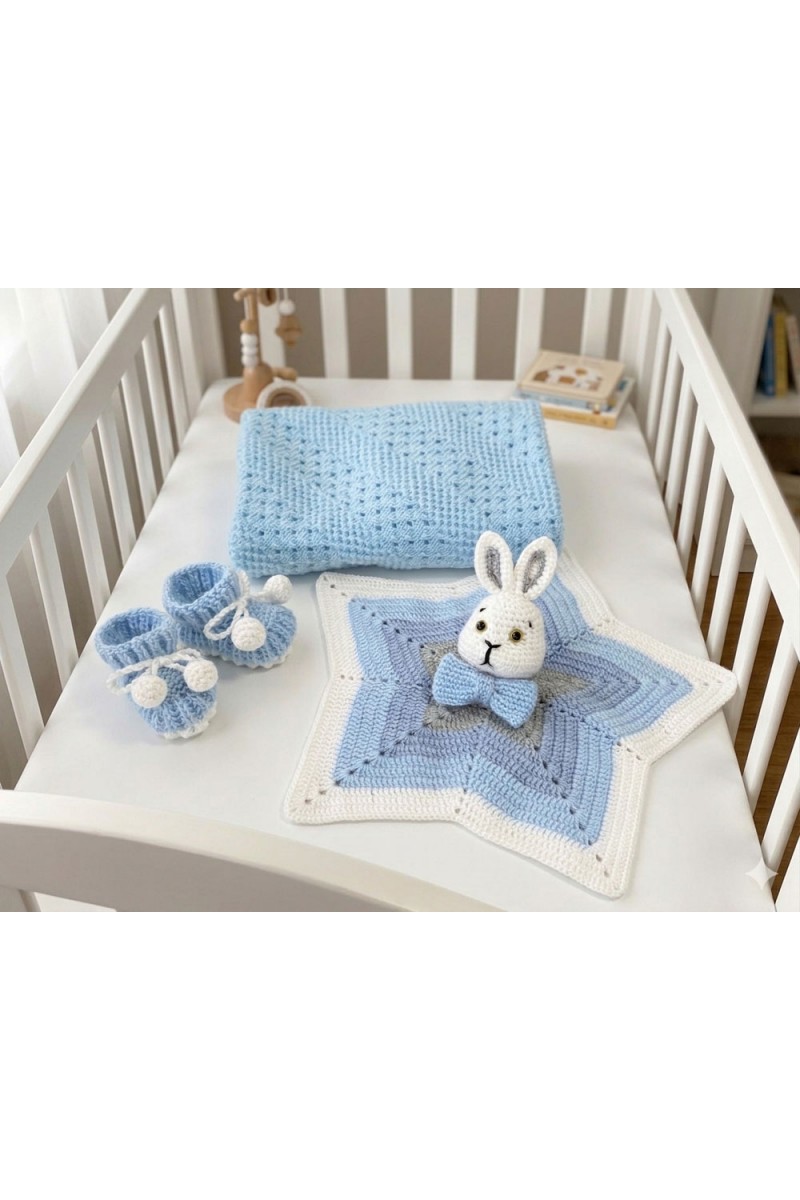 Бебешки комплект "Bunny Blue"