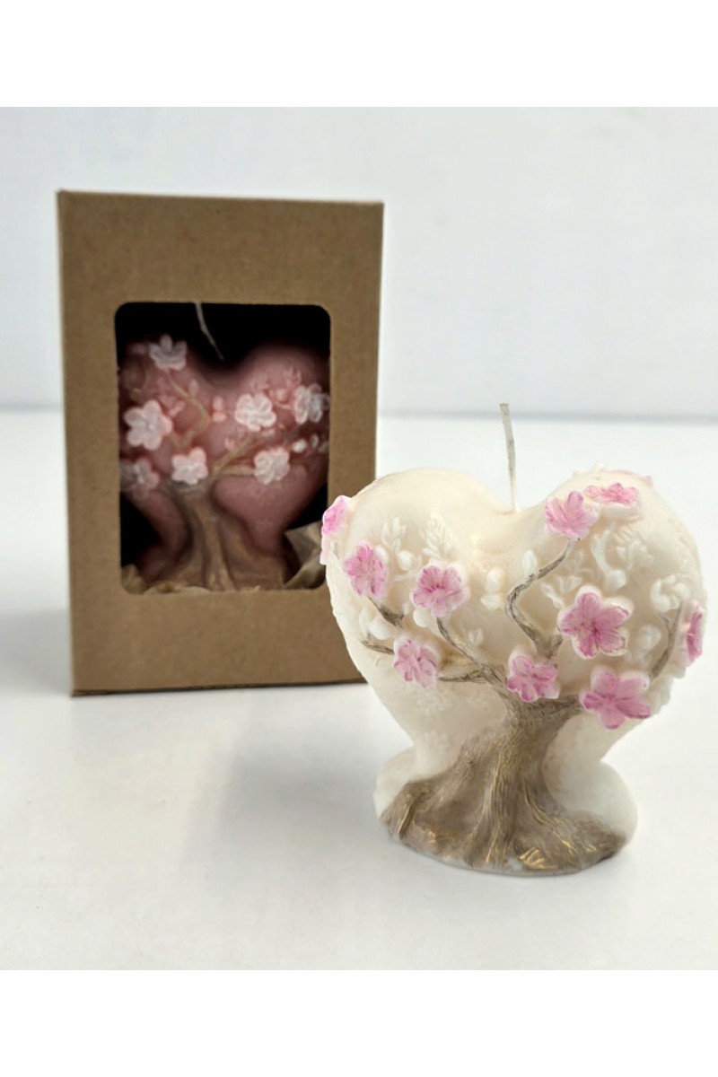Декоративна свещ „Blossom Heart“ – House of Whims