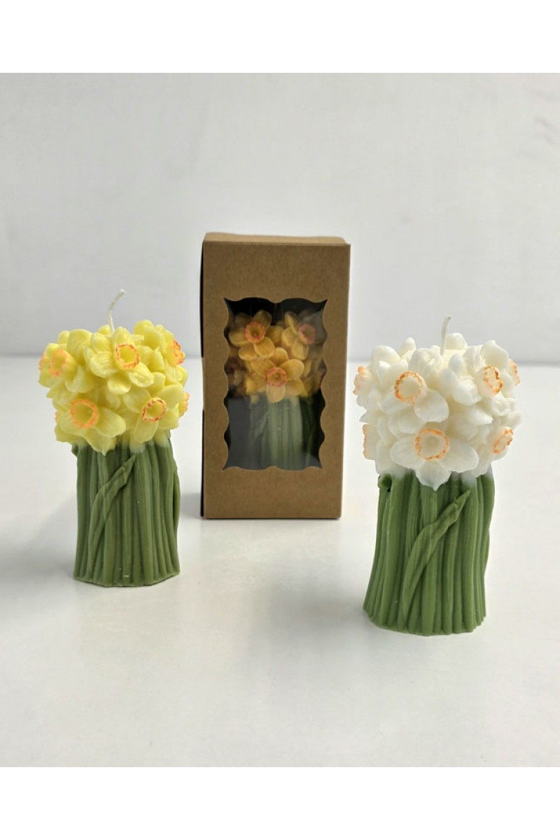 Декоративна свещ „Daffodil Bouquet“ – House of Whims